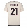 AS Roma Paulo Dybala #21 Bortedrakt 2023-24 Kortermet